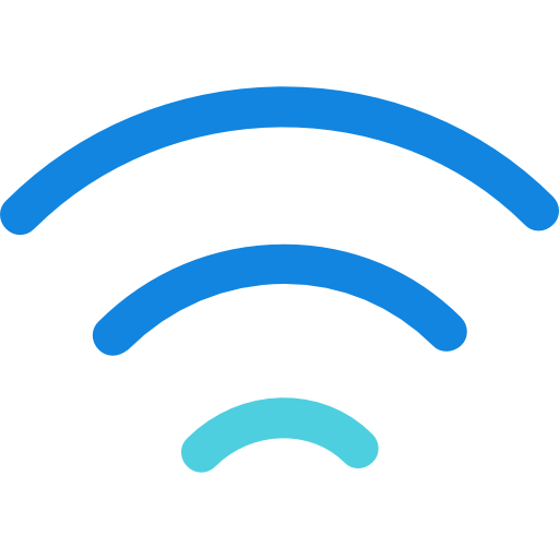 wi-fi Kiranshastry Lineal Blue Ícone