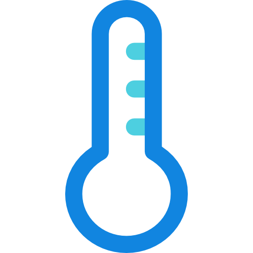 termometr Kiranshastry Lineal Blue ikona