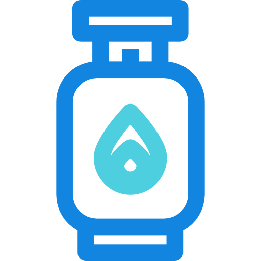 gas Kiranshastry Lineal Blue icona