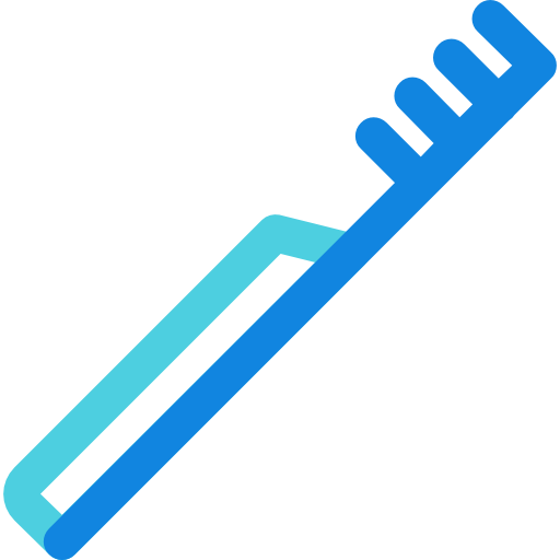 escova de dente Kiranshastry Lineal Blue Ícone