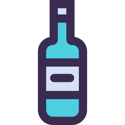 Бутылка вина Kiranshastry Lineal Color Blue иконка