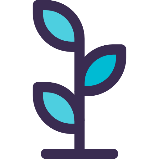 Growth Kiranshastry Lineal Color Blue icon
