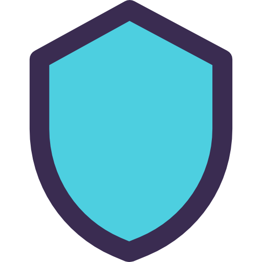 방패 Kiranshastry Lineal Color Blue icon