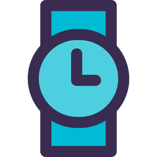 時計 Kiranshastry Lineal Color Blue icon