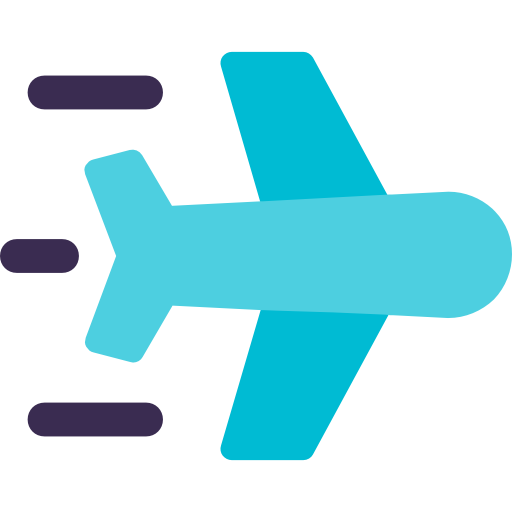 Airplane Kiranshastry Flat icon