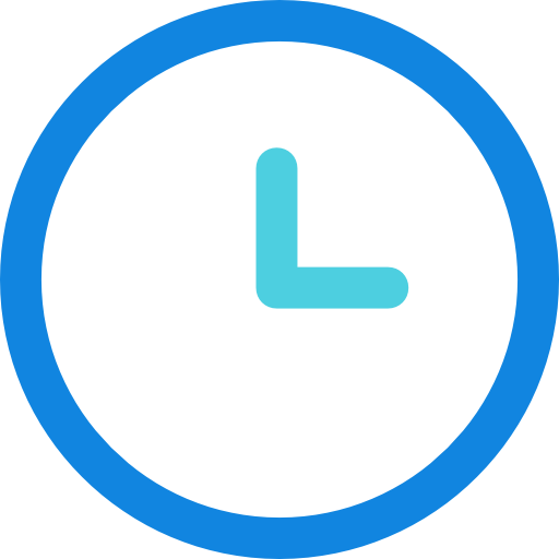 wanduhr Kiranshastry Lineal Blue icon