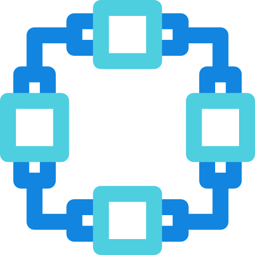fluir Kiranshastry Lineal Blue icono