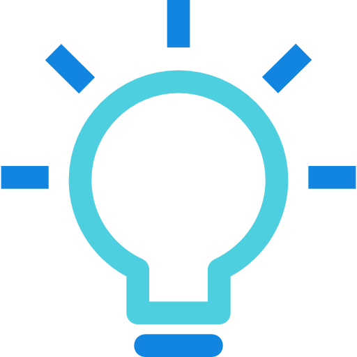 Light bulb Kiranshastry Lineal Blue icon