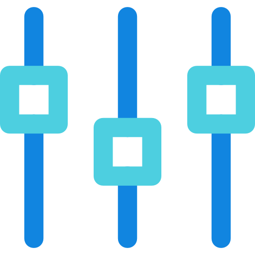 configuraciones Kiranshastry Lineal Blue icono