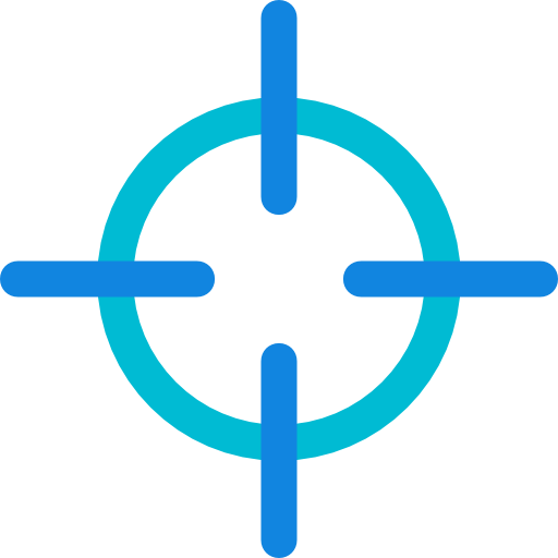 표적 Kiranshastry Lineal Blue icon