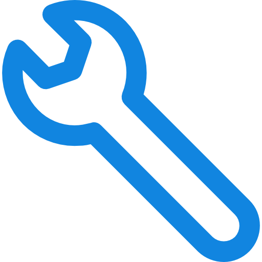Spanner Kiranshastry Lineal Blue icon
