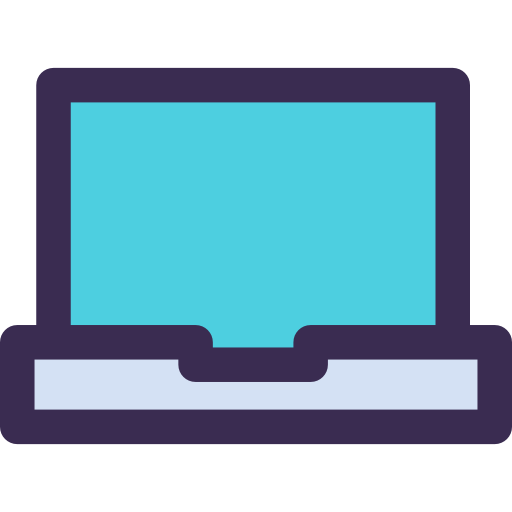 ordenador portátil Kiranshastry Lineal Color Blue icono