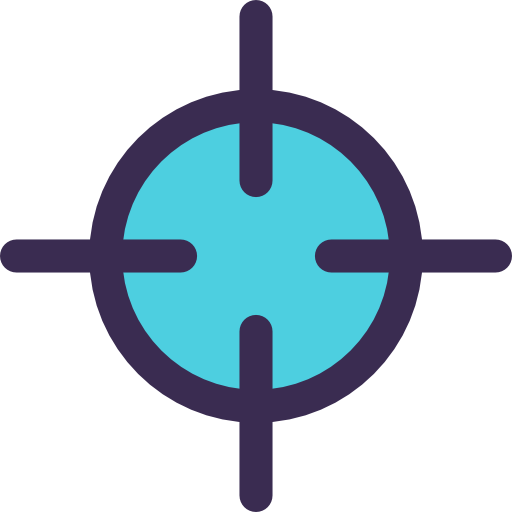 표적 Kiranshastry Lineal Color Blue icon