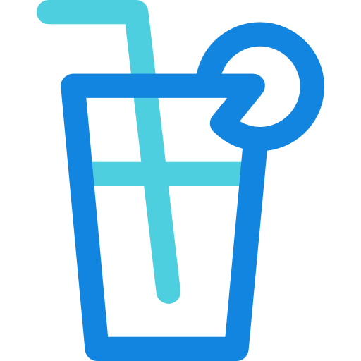boisson Kiranshastry Lineal Blue Icône