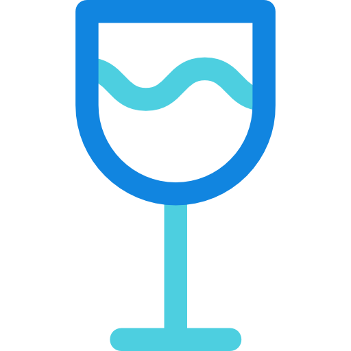 와인 잔 Kiranshastry Lineal Blue icon
