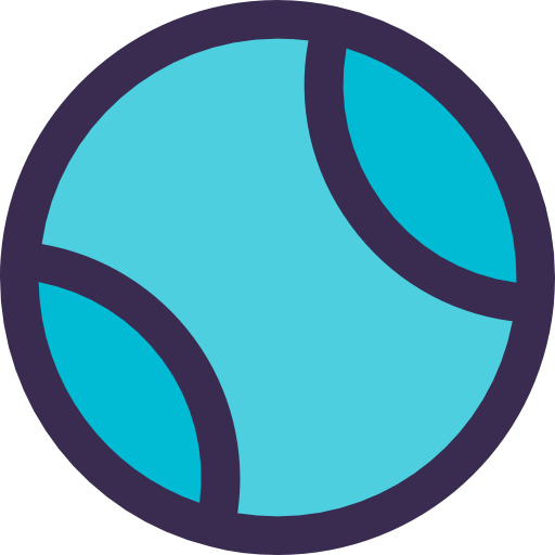 base-ball Kiranshastry Lineal Color Blue Icône