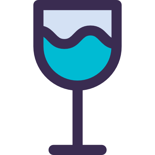 Бокал для вина Kiranshastry Lineal Color Blue иконка
