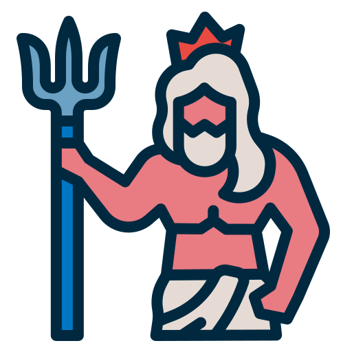 Poseidon Generic Outline Color icon