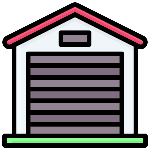 garaje Generic Outline Color icono