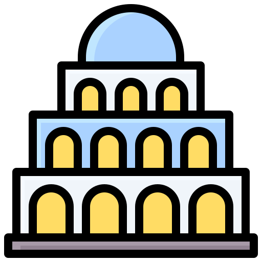 edificio Generic Outline Color icona