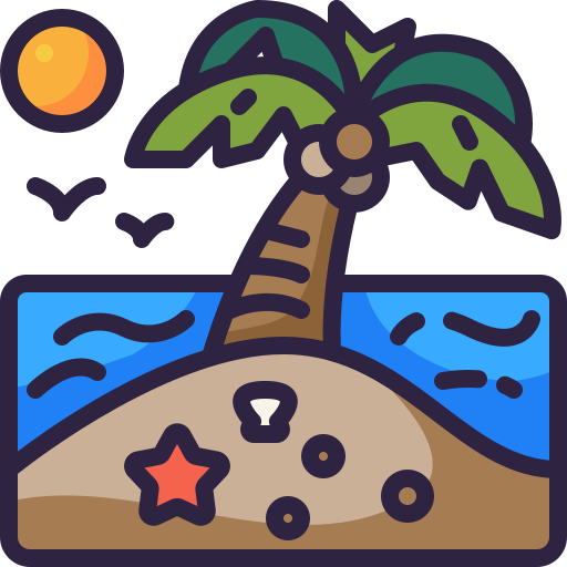 Island Generic Outline Color icon
