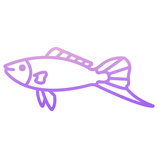 魚 Icongeek26 Outline Gradient icon