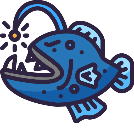 rana pescatrice Generic Outline Color icona
