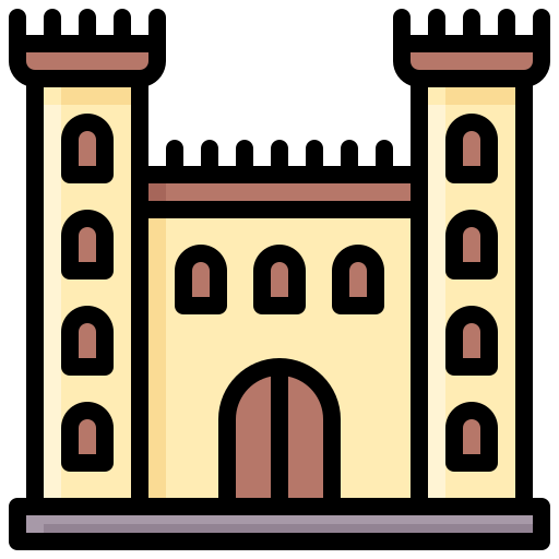 castillo Generic Outline Color icono