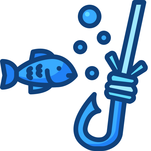 Fishing hook Generic Outline Color icon