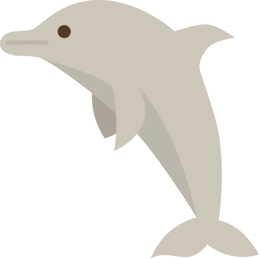 delfín Amethys Design Flat icono