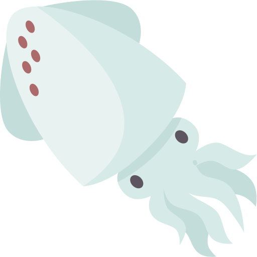calamar Amethys Design Flat icono