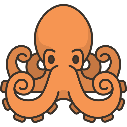 octopus Amethys Design Lineal Color icoon