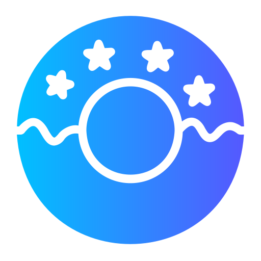 donut Generic Flat Gradient icoon