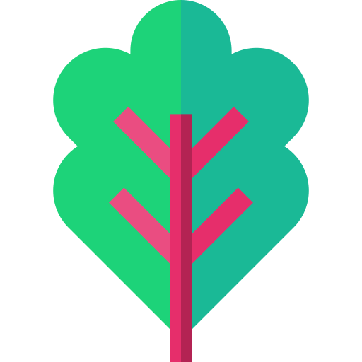 熱帯の葉 Basic Straight Flat icon