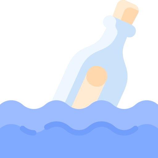 Message in a bottle Vitaliy Gorbachev Flat icon