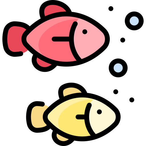 poisson Vitaliy Gorbachev Lineal Color Icône