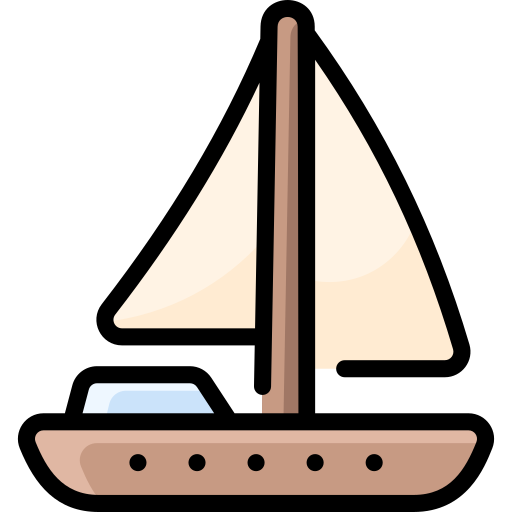 segelboot Vitaliy Gorbachev Lineal Color icon