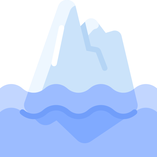 Iceberg Vitaliy Gorbachev Flat icon