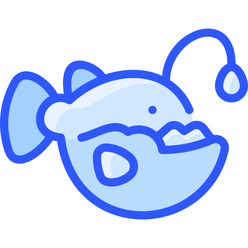 Anglerfish Vitaliy Gorbachev Blue icon