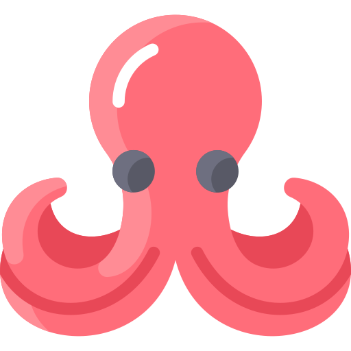 octopus Vitaliy Gorbachev Flat icoon