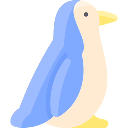 pingüino Vitaliy Gorbachev Flat icono