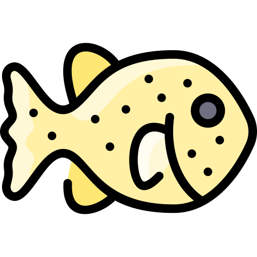 Yellow boxfish Vitaliy Gorbachev Lineal Color icon