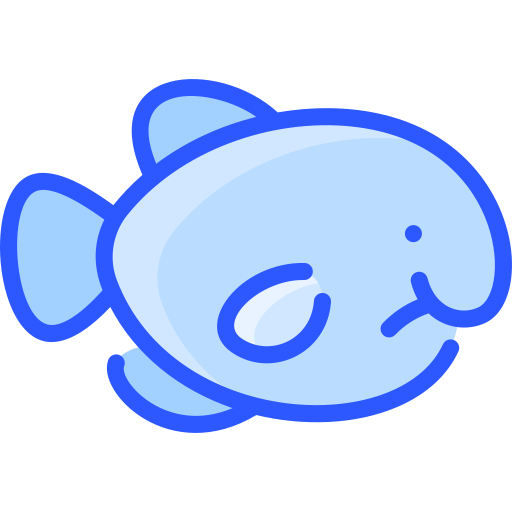 pesce blob Vitaliy Gorbachev Blue icona