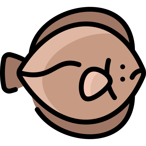 Flounder Vitaliy Gorbachev Lineal Color icon