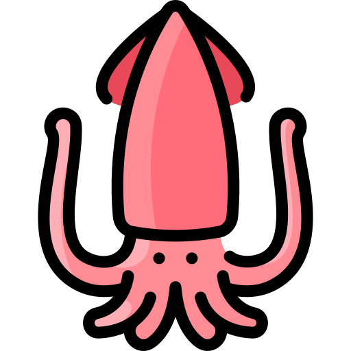 Squid Vitaliy Gorbachev Lineal Color icon