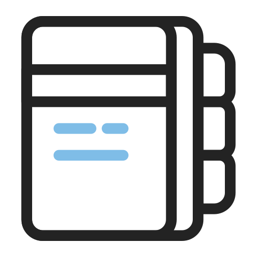 Note book Generic Outline Color icon