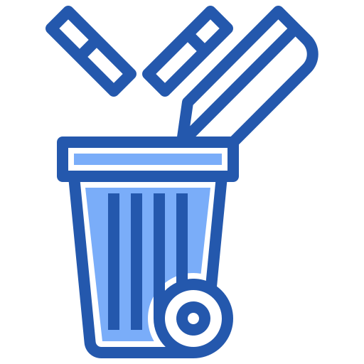 쓰레기 Generic Blue icon