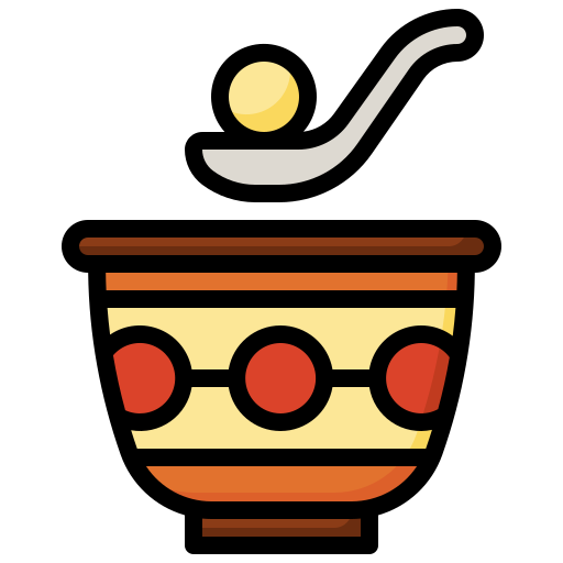 tang yuan Generic Outline Color icono