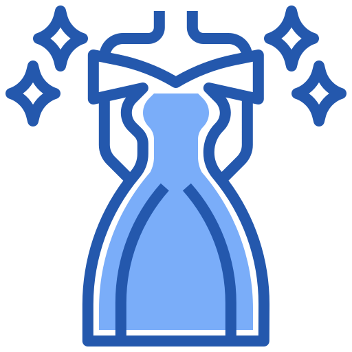 Bride dress Generic Blue icon
