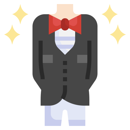 新郎スーツ Generic Flat icon